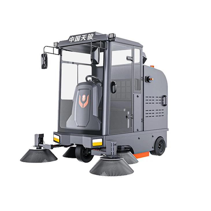 Fully Enclosed Electric Floor Sweeper